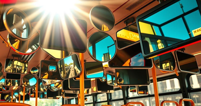 Retrovisor de Ônibus: Funcionalidade e Tipos