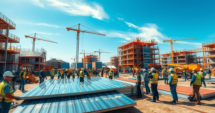 Distribuidor de Chapa de ACM para Construções Modernas