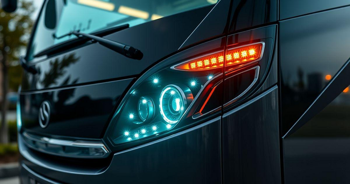 Farol Marcopolo G6: Iluminação Potente e Eficiente
