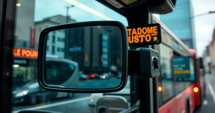 Espelho Retrovisor para Ônibus com Tecnologia Avançada para Maior Segurança