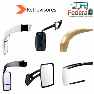 Espelho retrovisor 195 x 370 plano