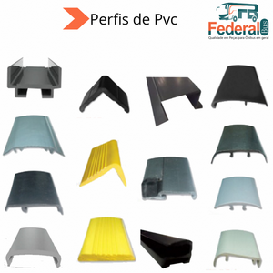 perfis pvc para ônibus